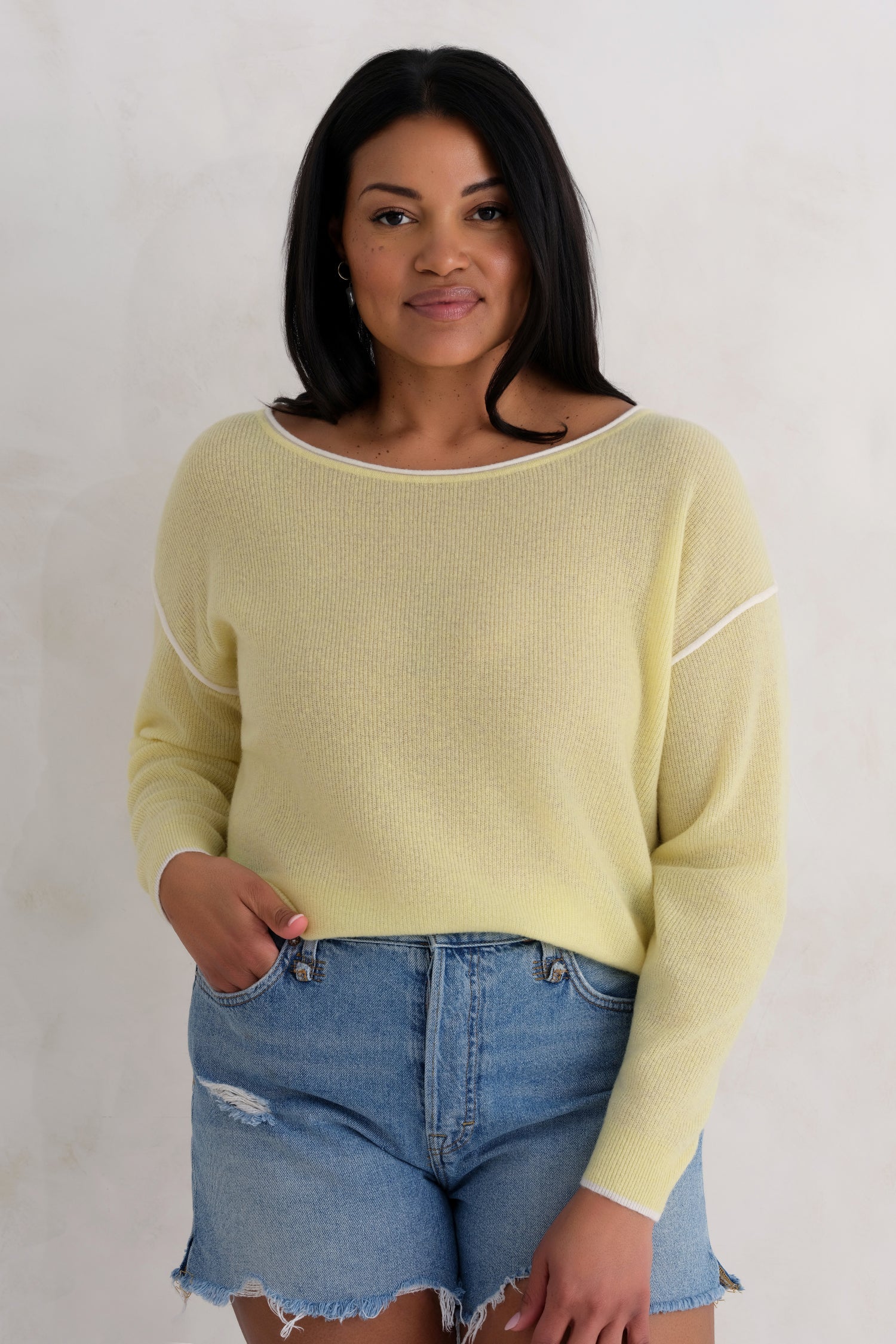 The Boatneck Long Sleeve - Buttercup - Image 2