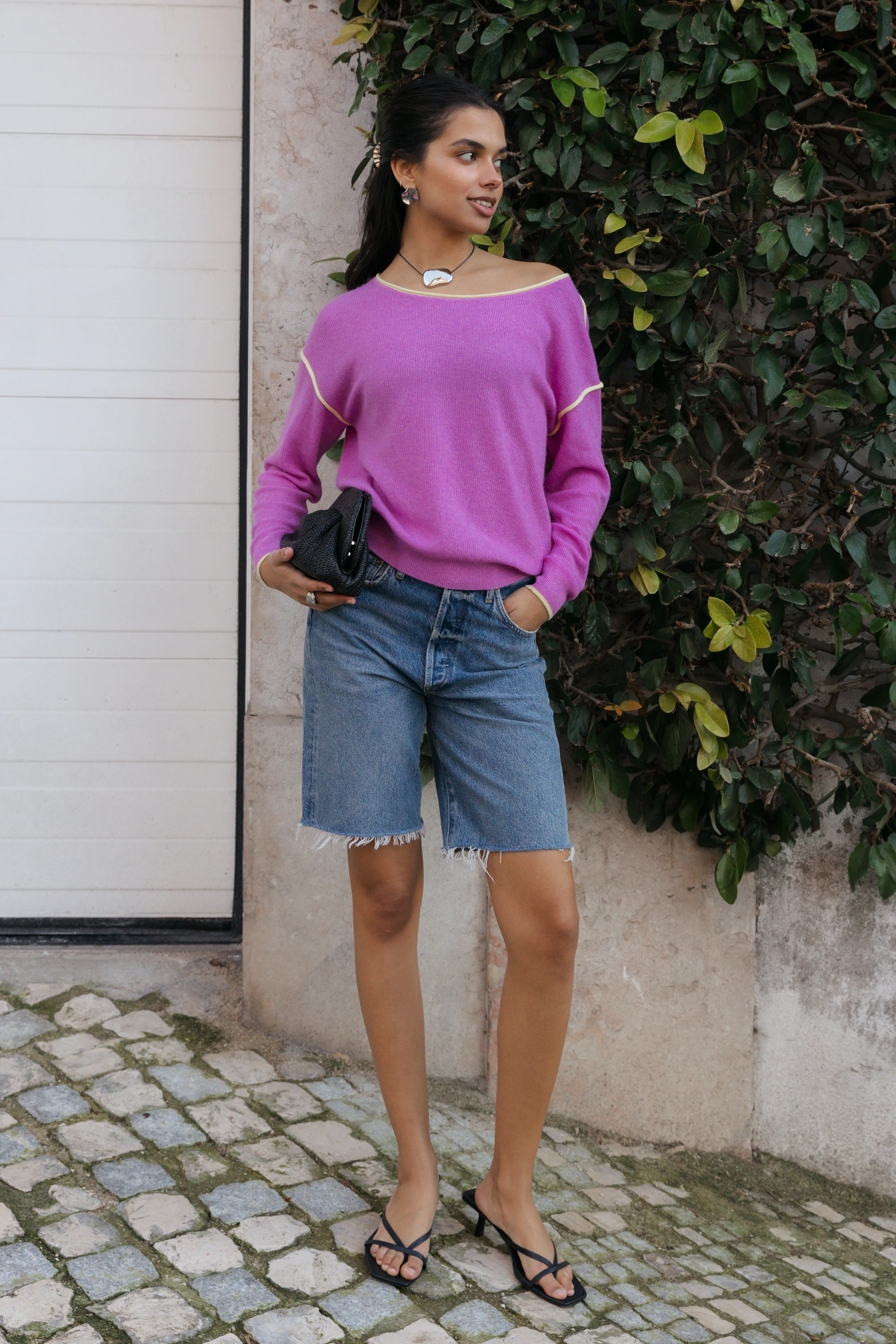 The Boatneck Long Sleeve - Electric Flora - Image 2
