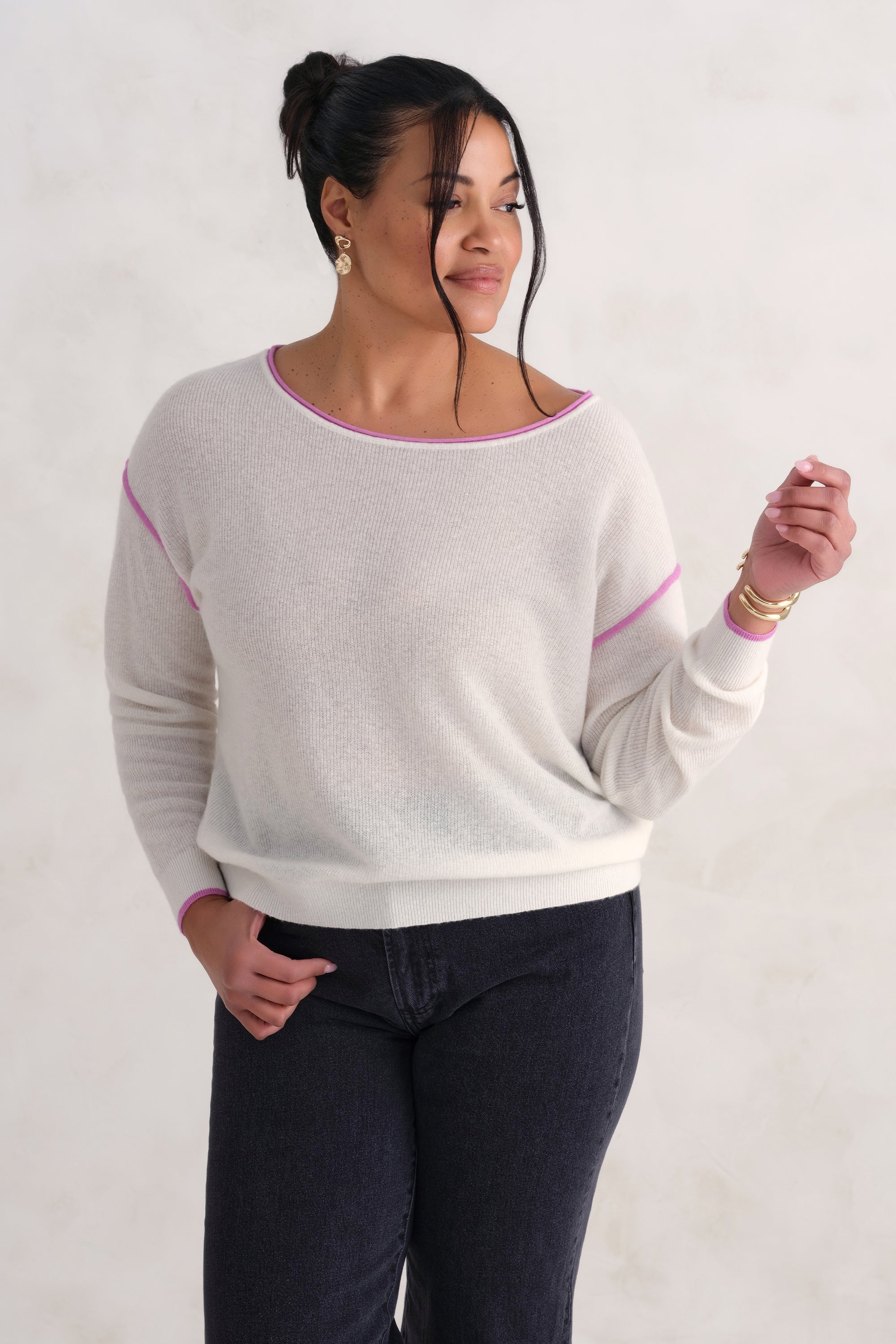 The Boatneck Long Sleeve - Salt - Image 3