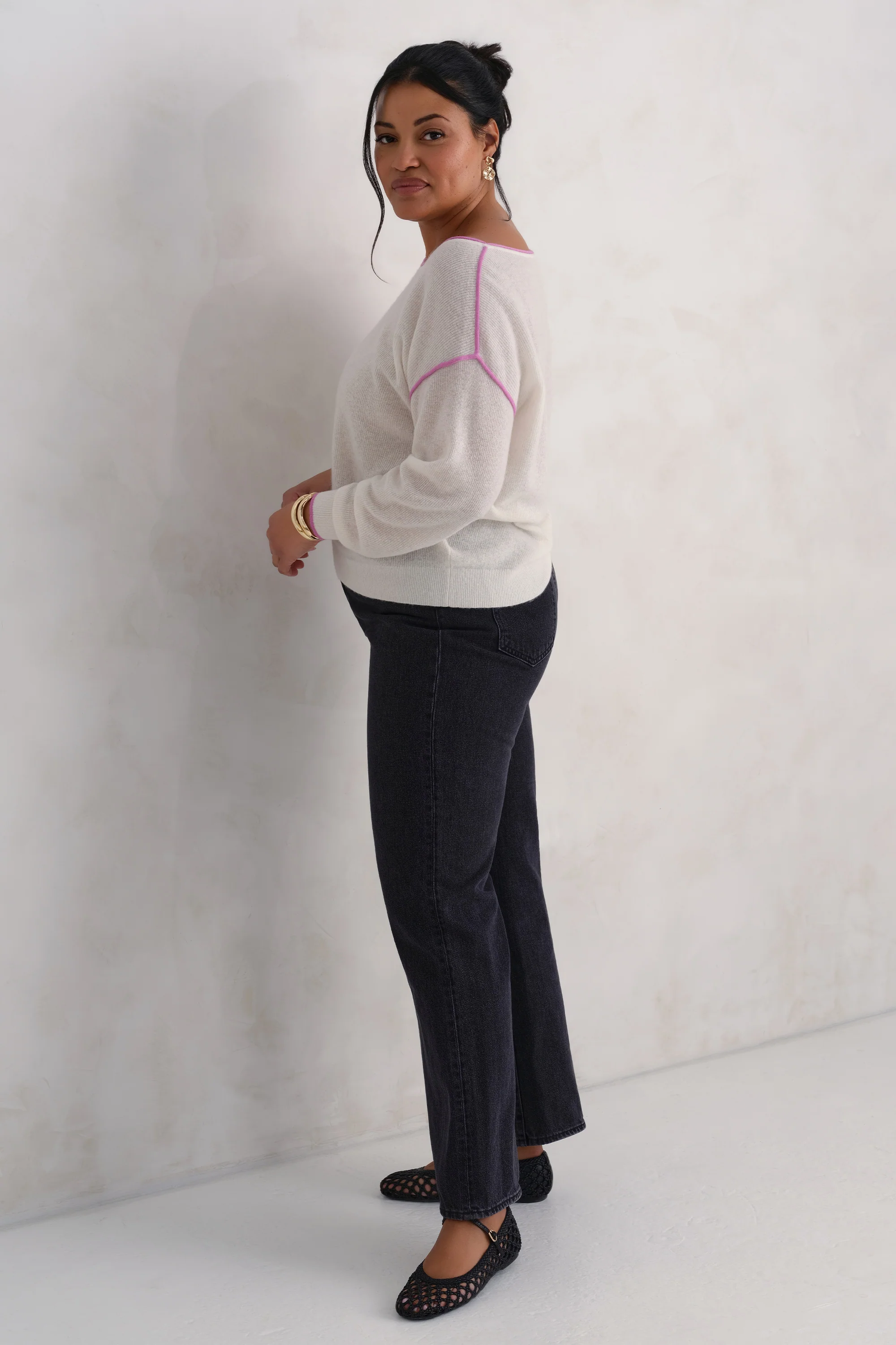 The Boatneck Long Sleeve - Salt - Image 4