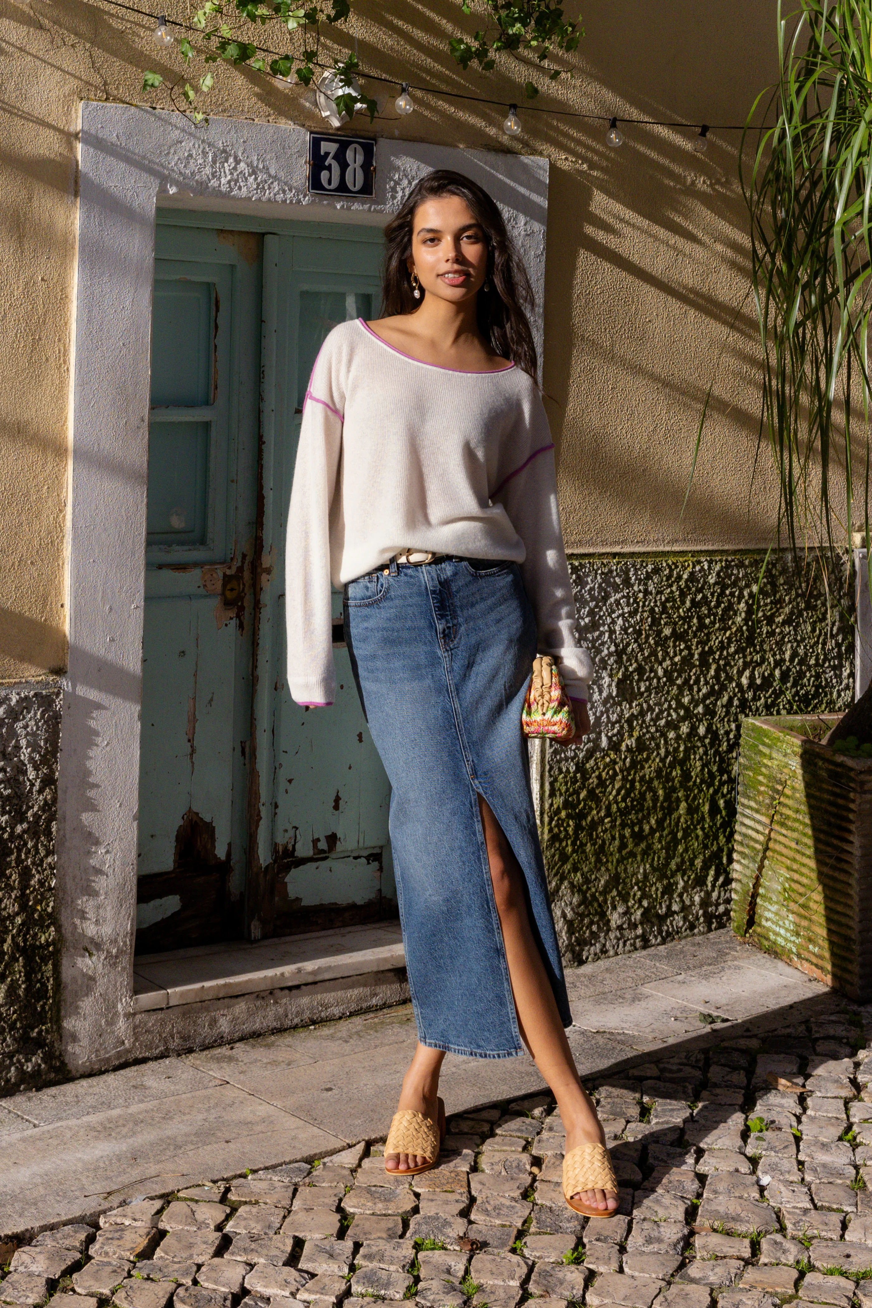 The Boatneck Long Sleeve - Salt - Image 6