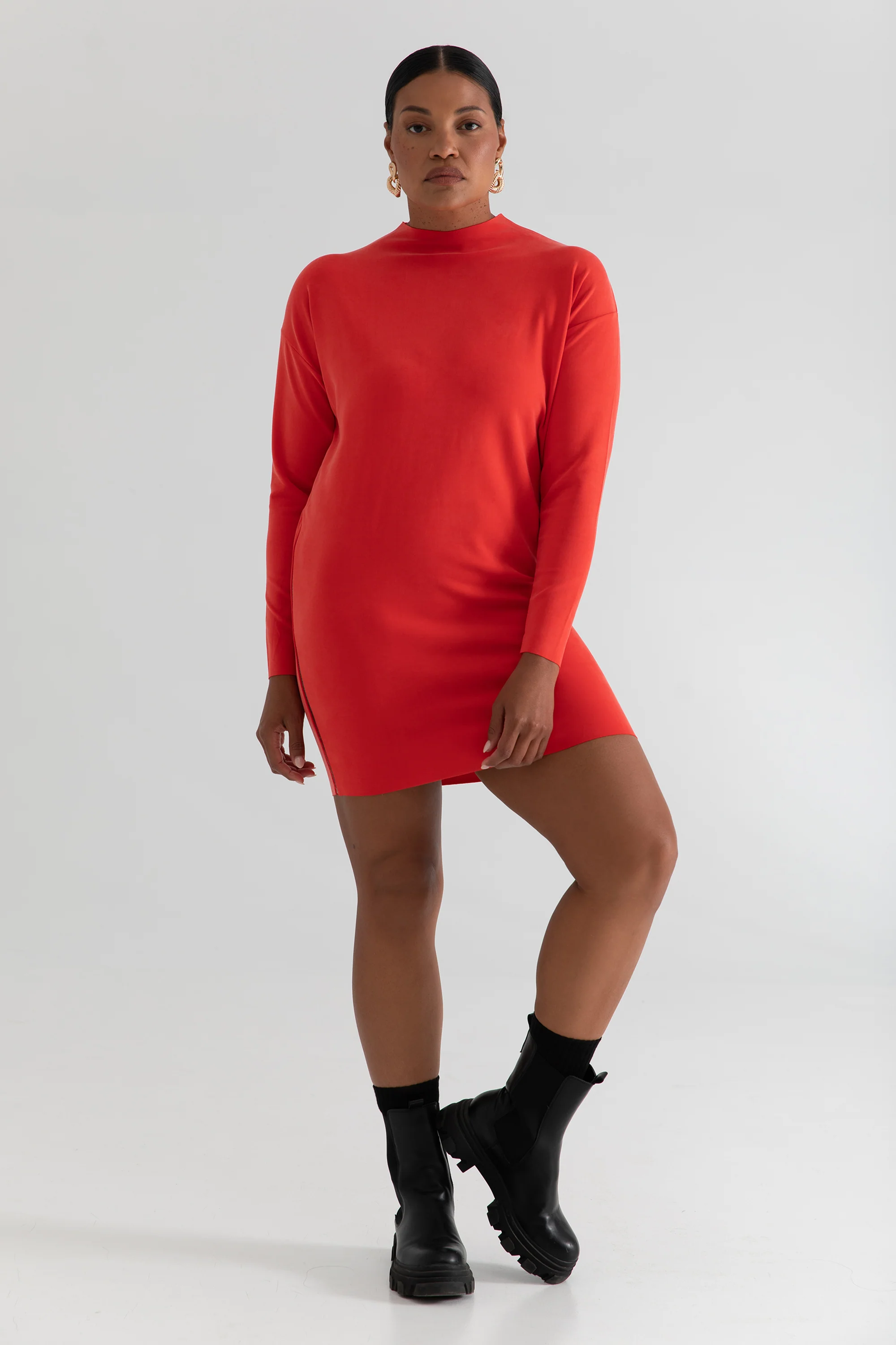 The Forever Funnel: Mini Dress - Magic - Cherry - Image 2