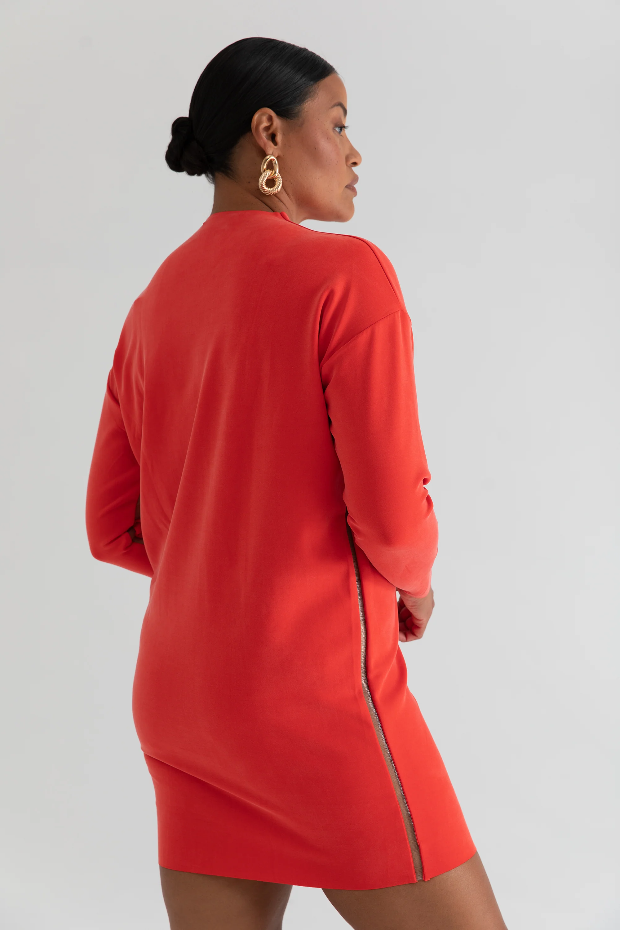 The Forever Funnel: Mini Dress - Magic - Cherry - Image 3