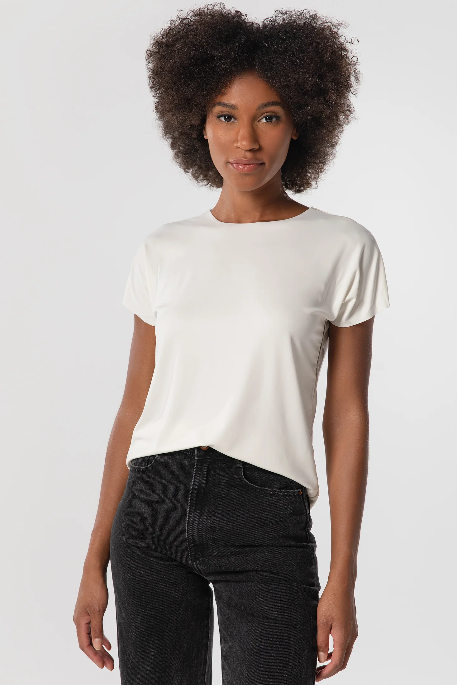 The Infinity Tee: Flow Classic - Flow Cupro - Salt - Image 2