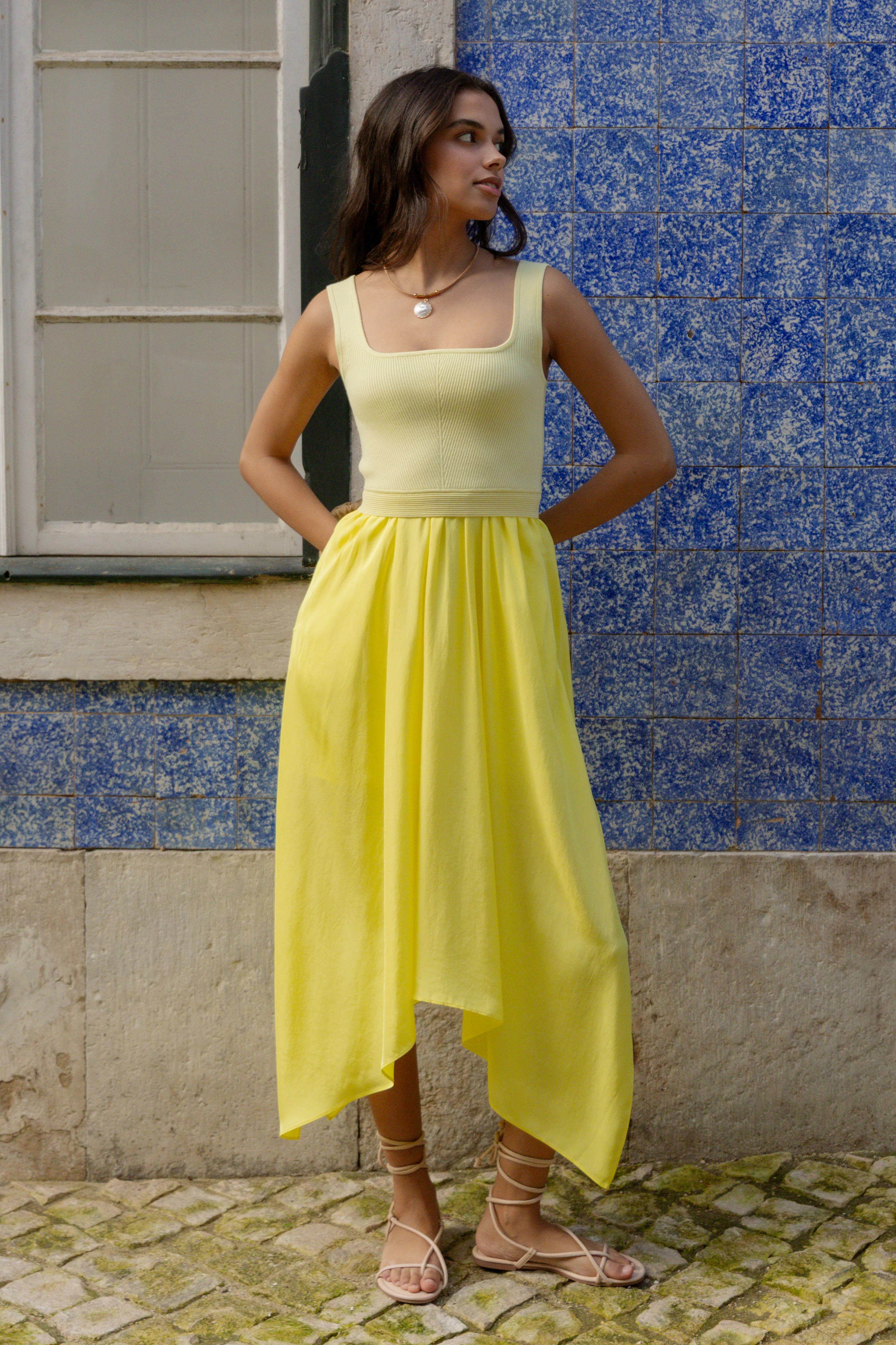 The Mixed Media Dress - Buttercup - Image 2