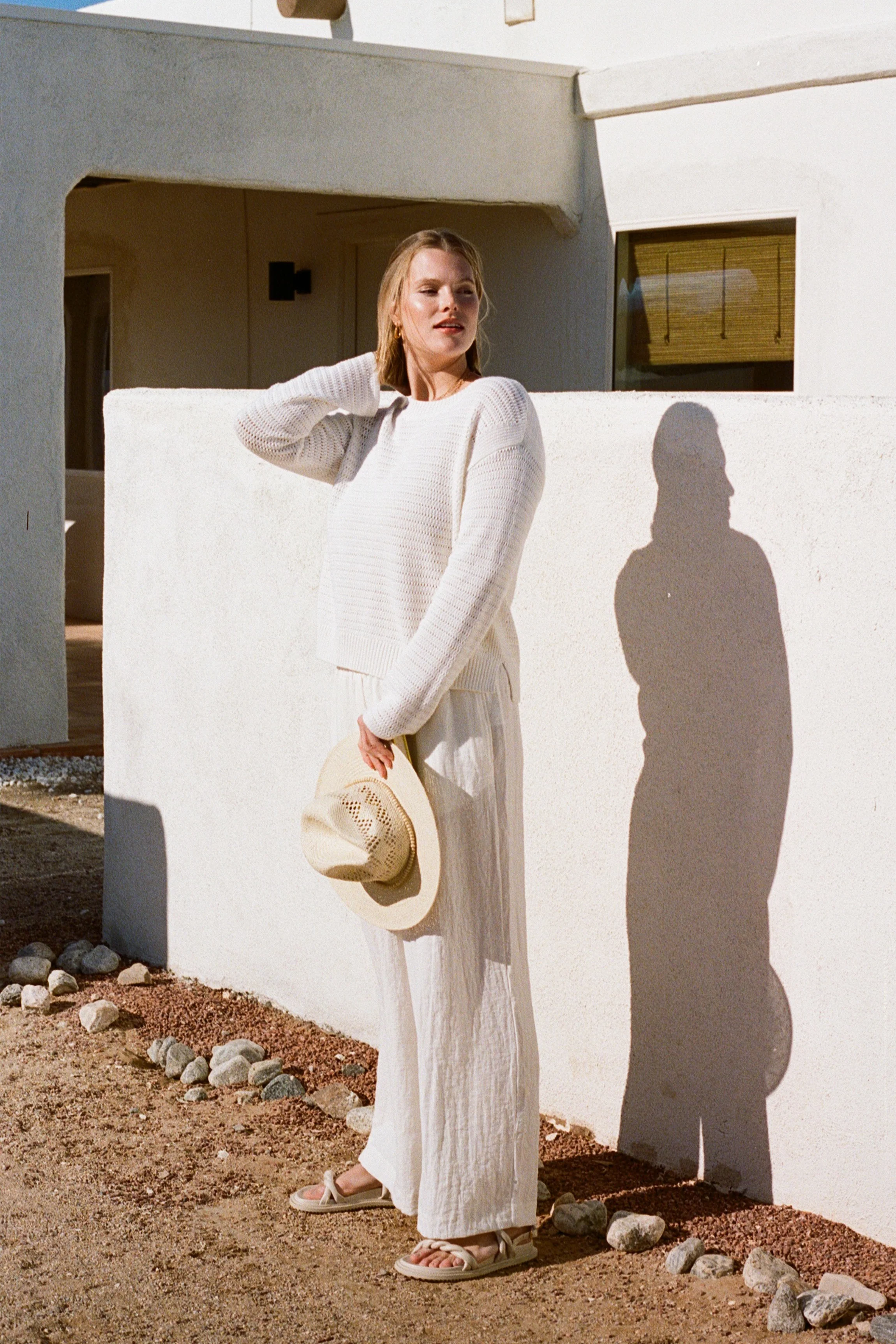 The Open Knit Long Sleeve - Salt - Image 8