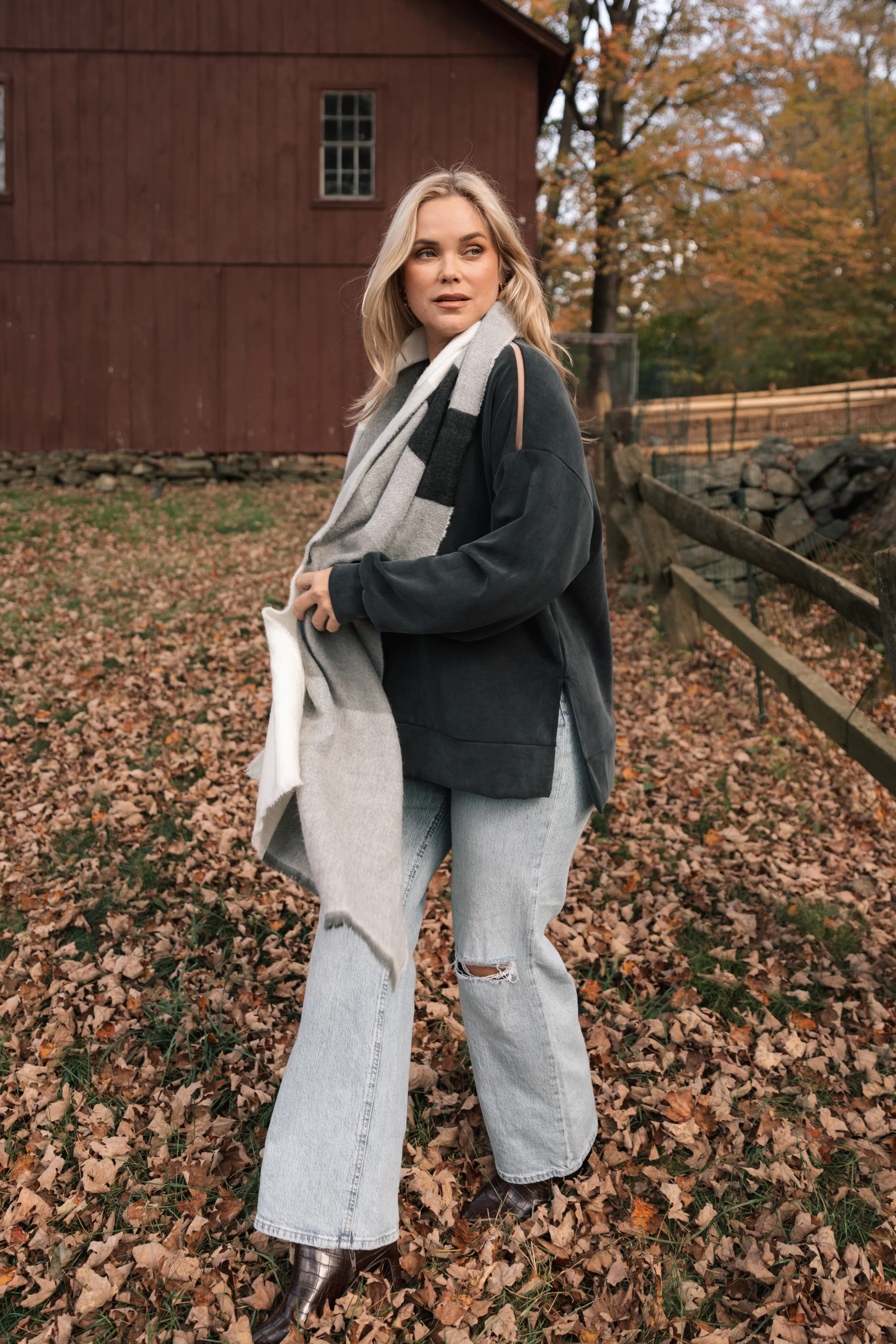 The Oversized Crew - Magic Double Knit - Ink - Image 6