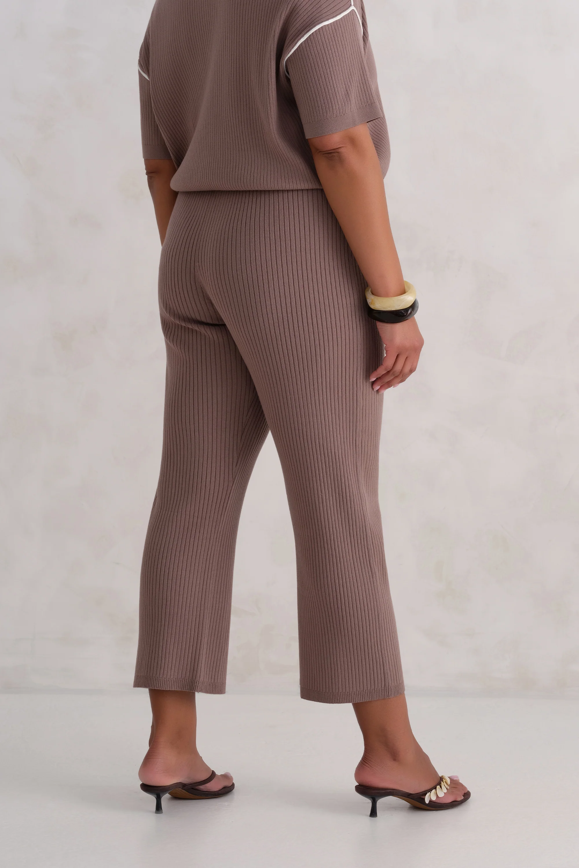 The Rib Crop Pant - Terra - Image 5