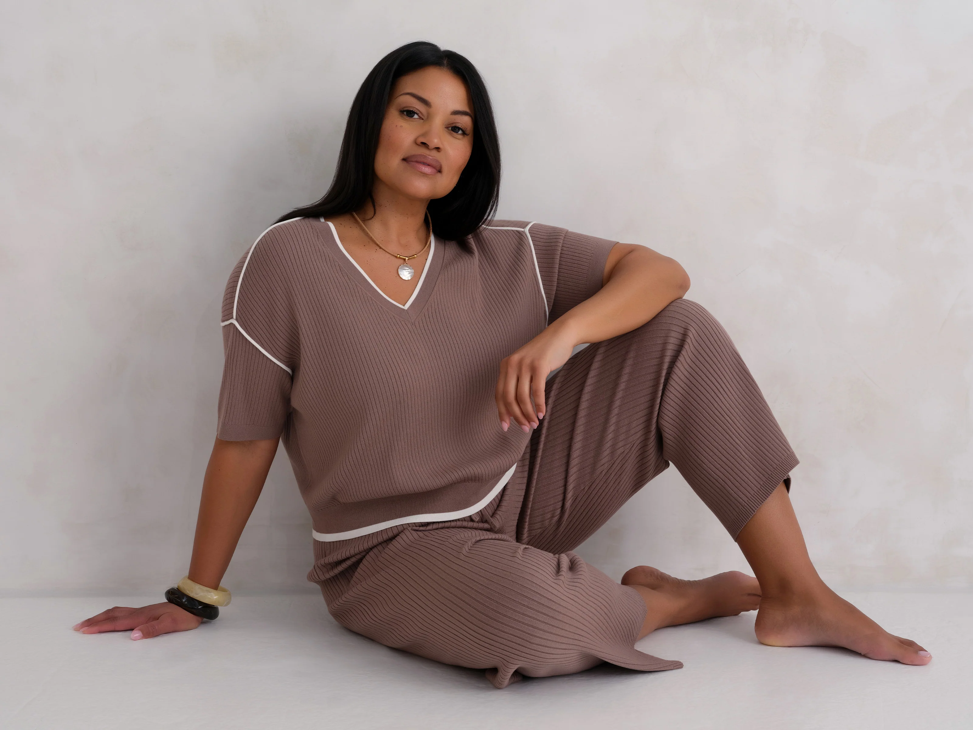 The Rib Crop Pant - Terra - Image 6