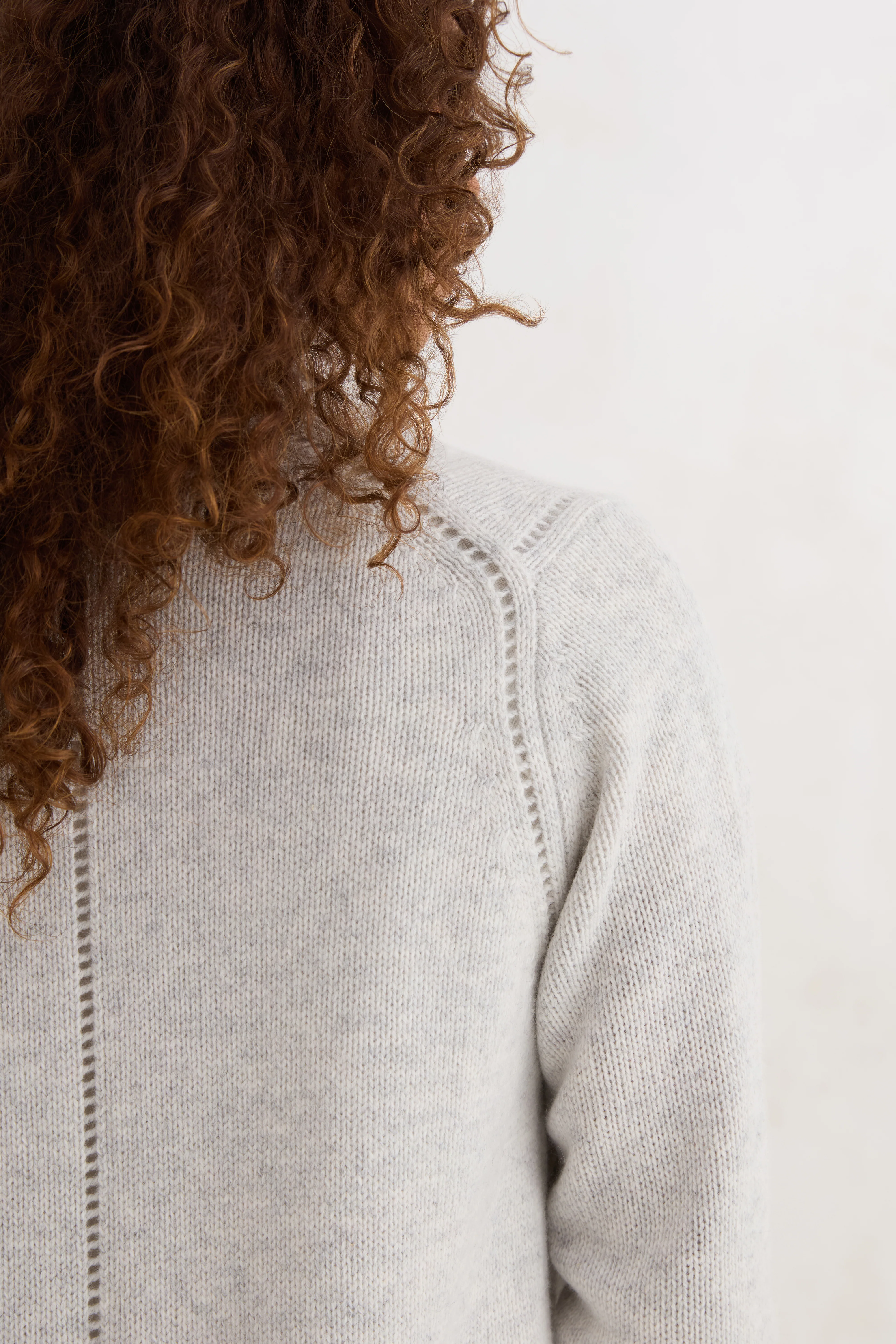 The Scarf Cardigan - Heather Gray - Image 7