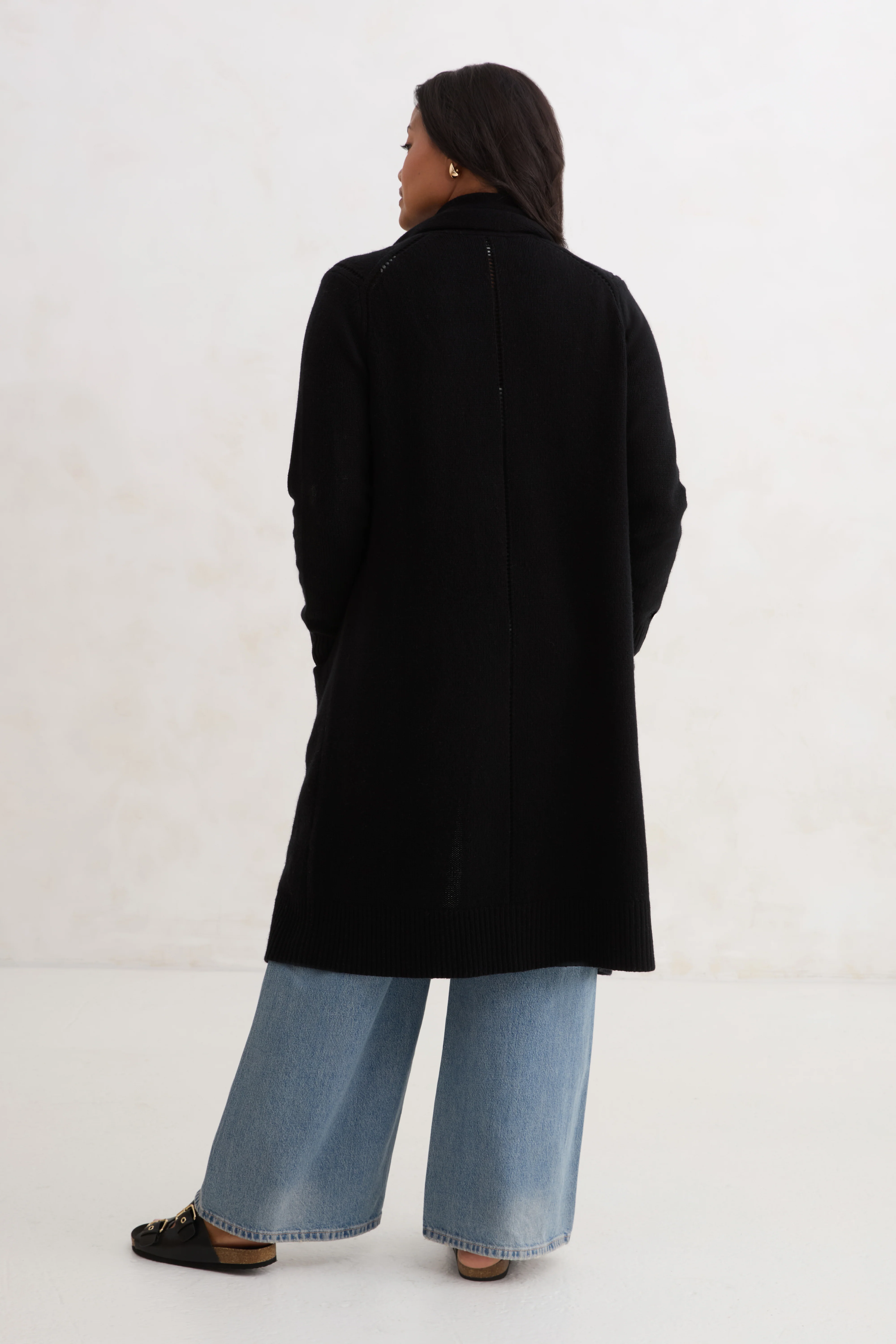 The Scarf Cardigan - Ink - Image 5