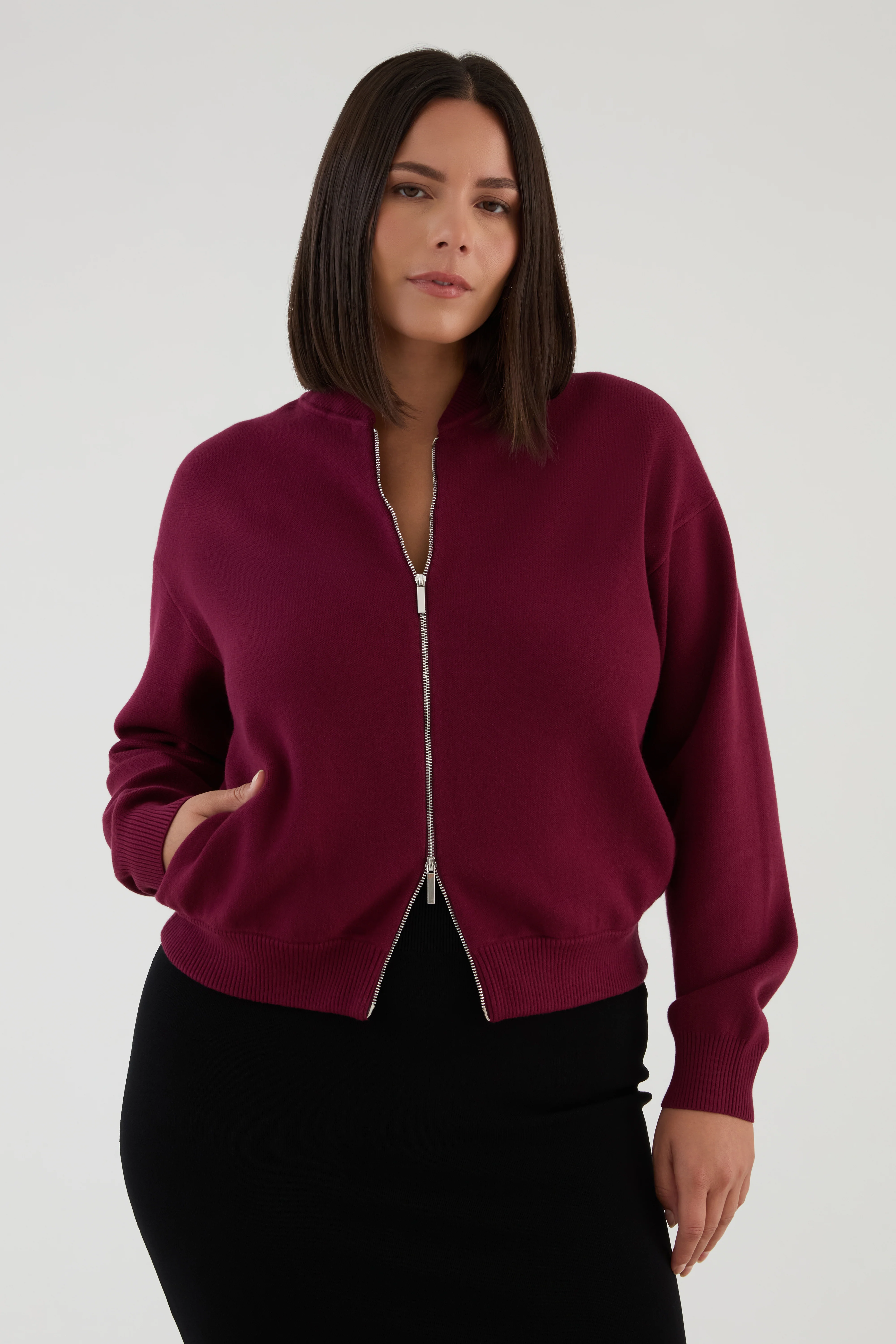 The Sweater Bomber - Merlot - Image 2