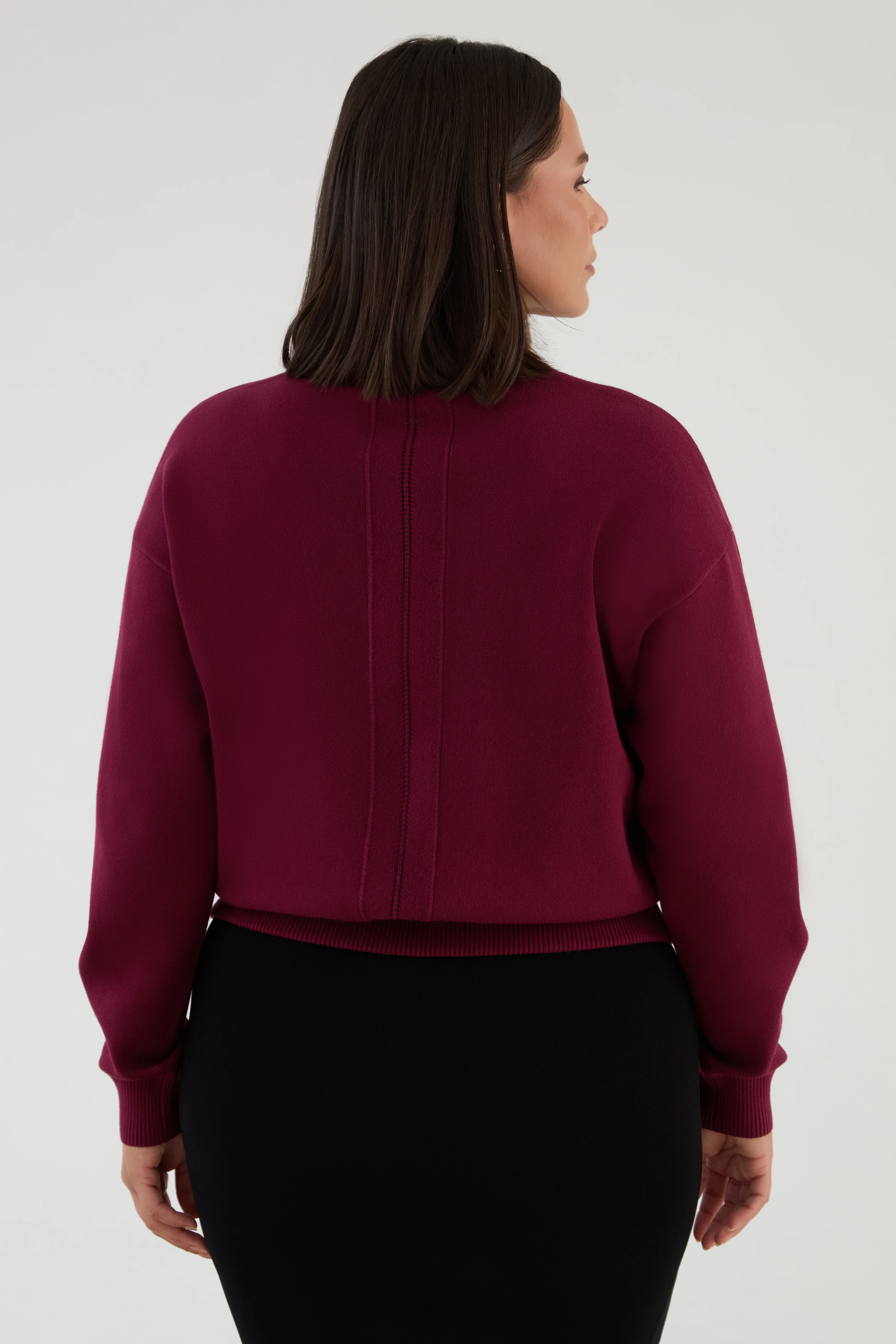 The Sweater Bomber - Merlot - Image 4