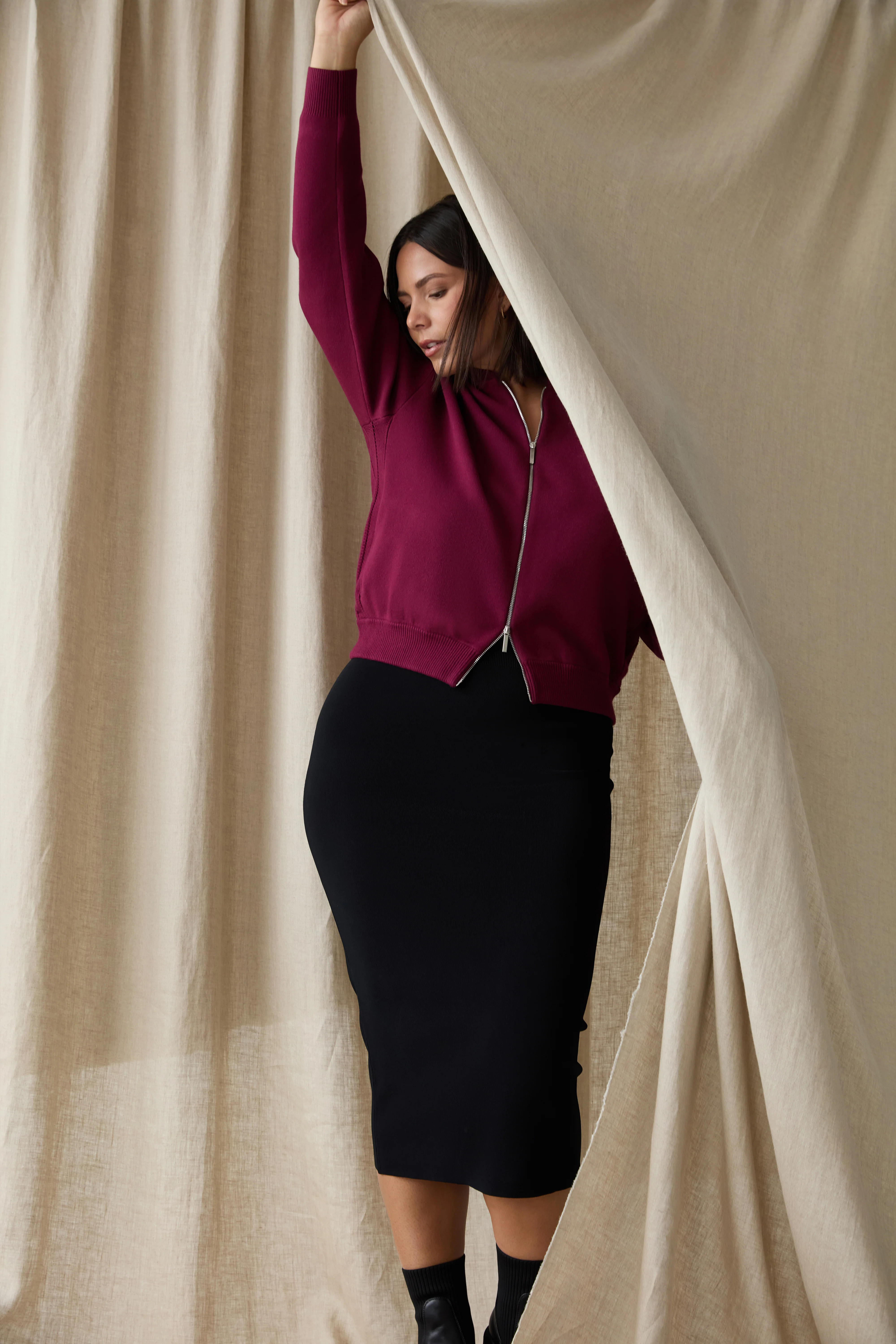 The Sweater Bomber - Merlot - Image 6