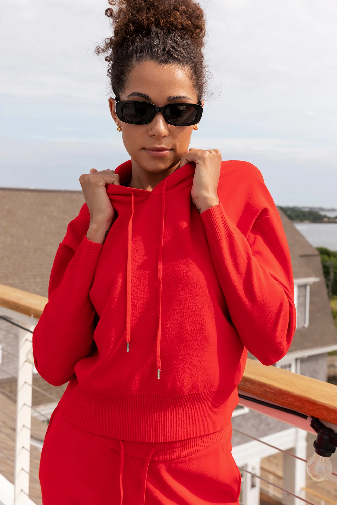 The Sweater: Hoodie - Cherry - Image 7