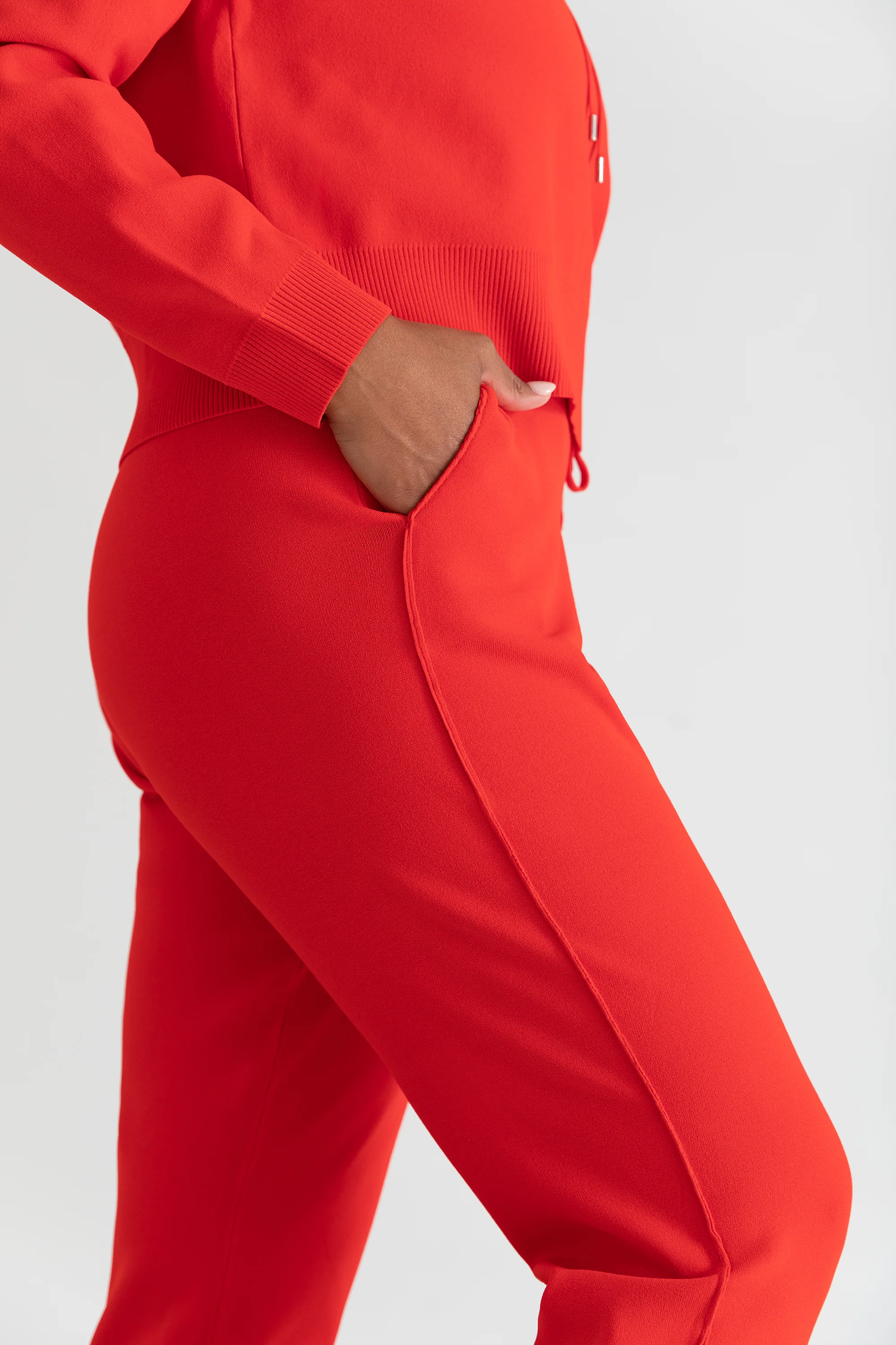 The Sweater: Jogger - Cherry - Image 4
