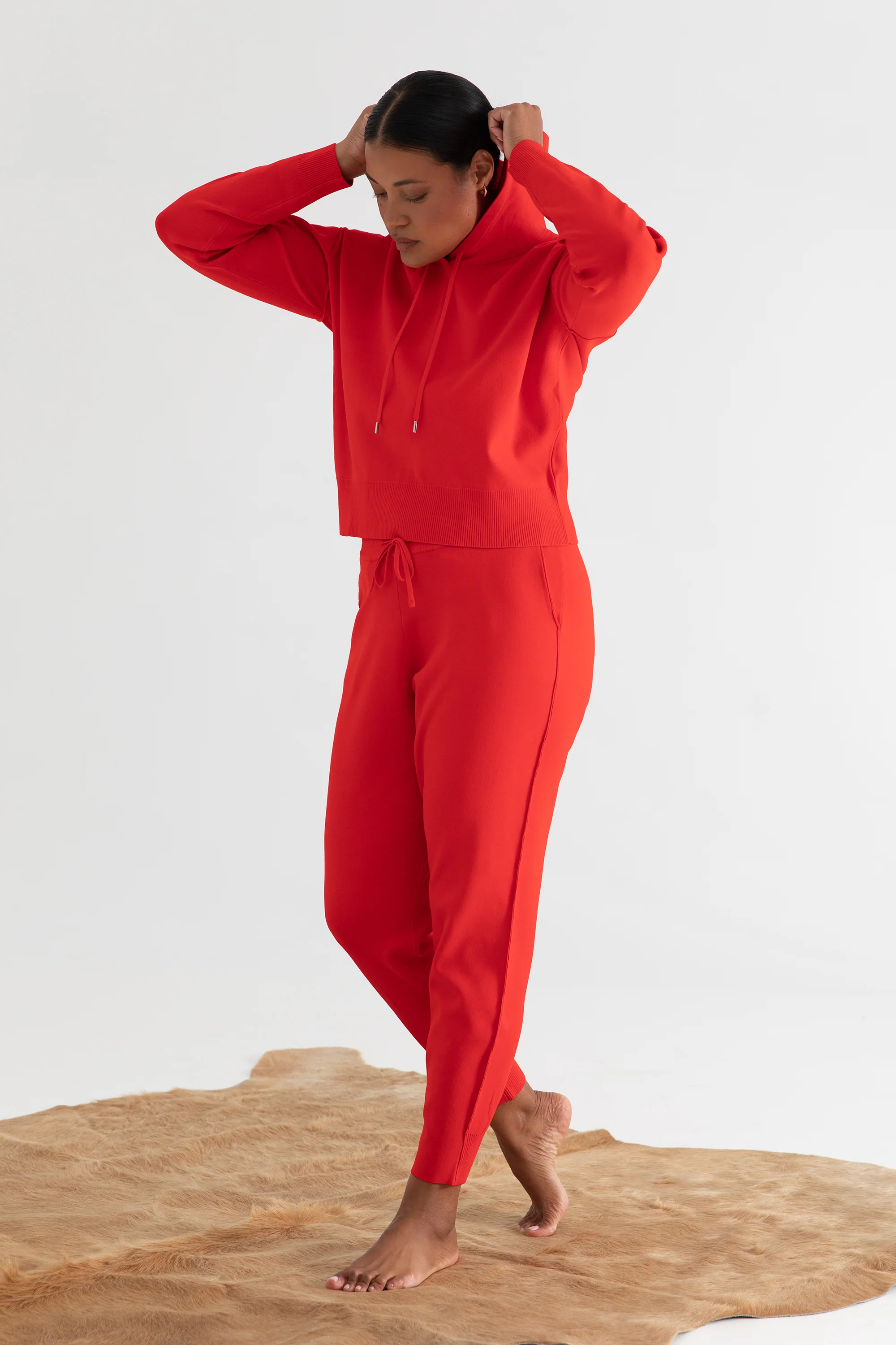 The Sweater: Jogger - Cherry - Image 5
