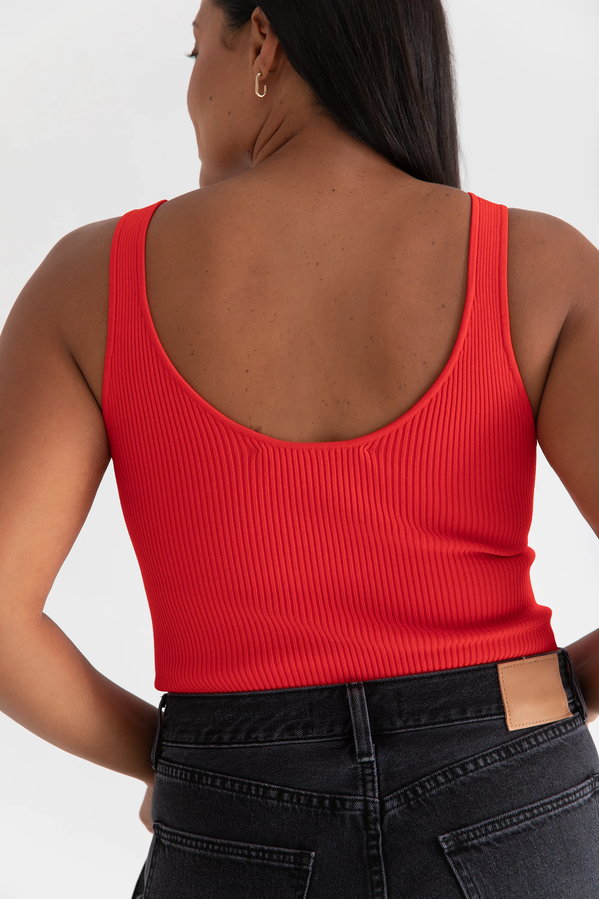 The Sweater: Tank - Cherry - Image 3
