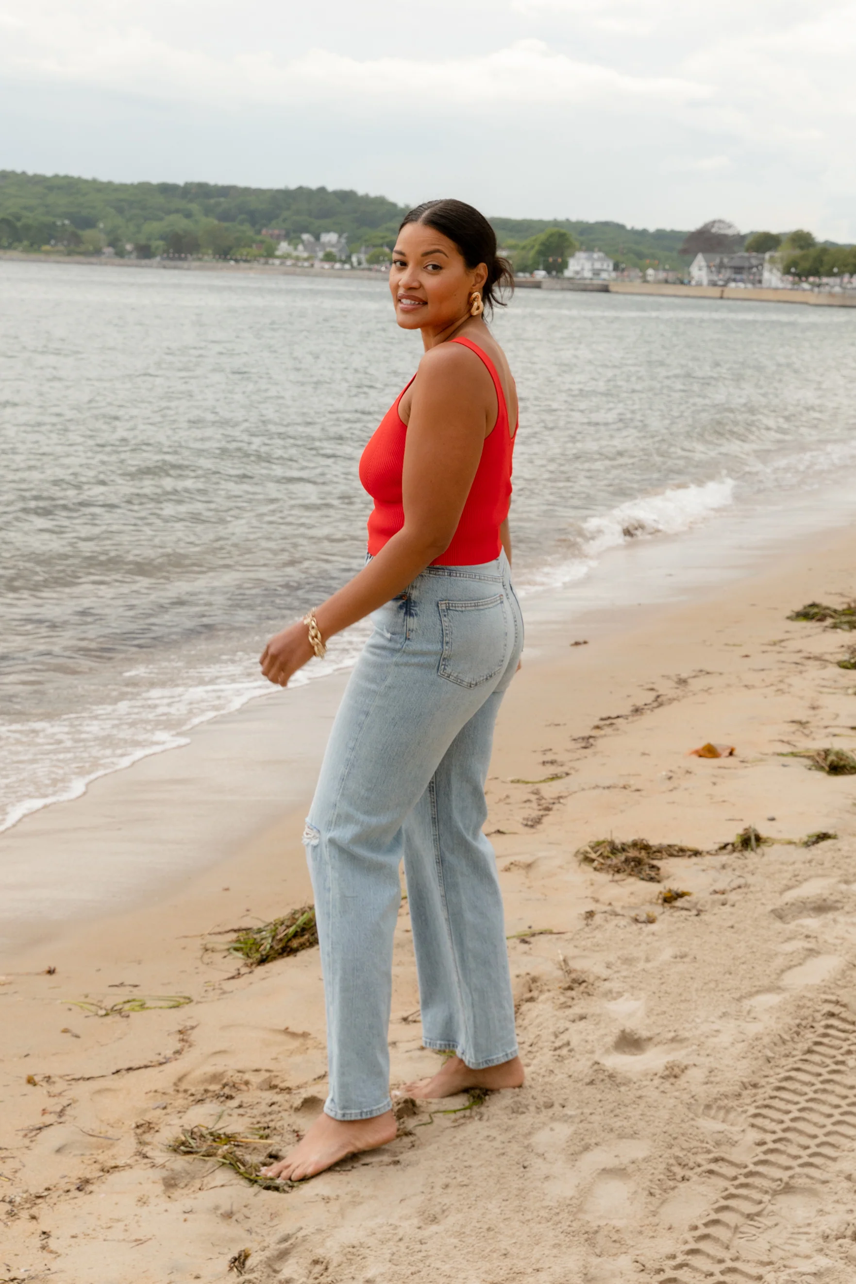 The Sweater: Tank - Cherry - Image 7